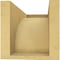 Ekena Millwork 6"W x 12"D x 6"H Wide Stockport Rough Cedar Woodgrain TimberThane Corbel, Primed Tan CORUR06X12X06STORCPR - alternate 2